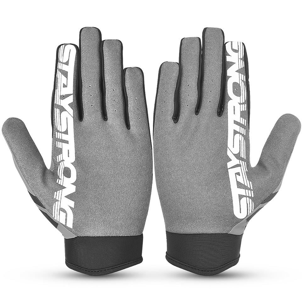 Stay Strong Chev Stripe Youth Gloves - Cocoa - Image 2