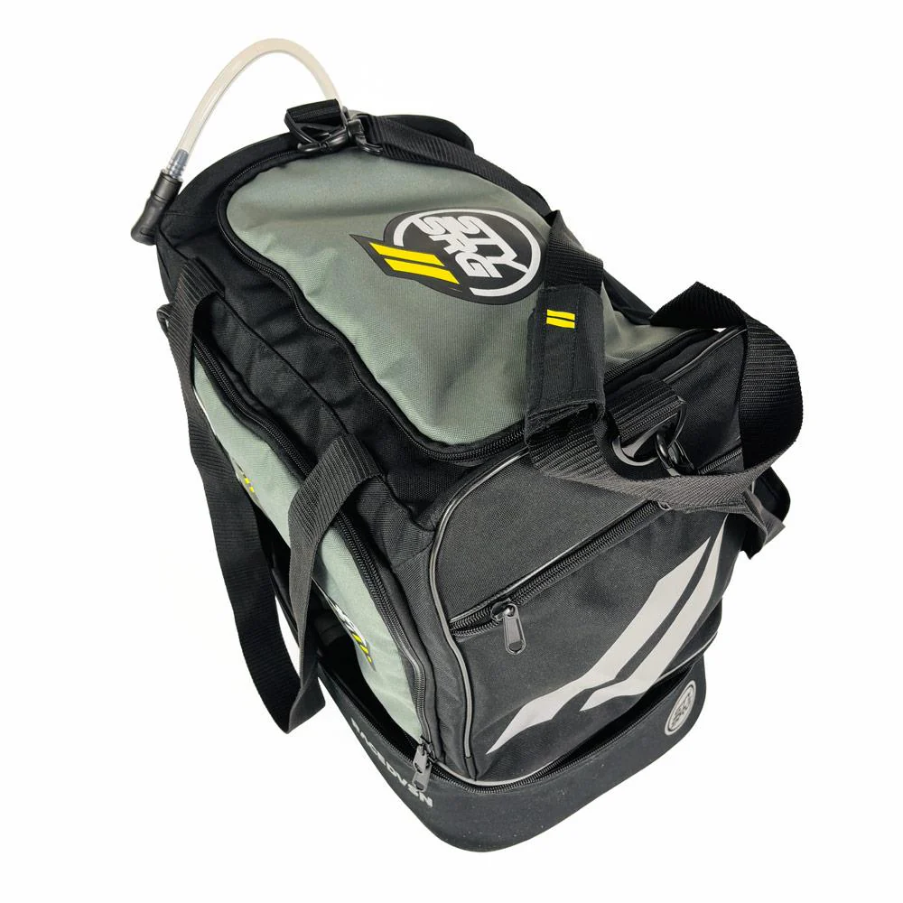Stay Strong Chevron Kit/Helmet Bag - Black and Grey - Image 2