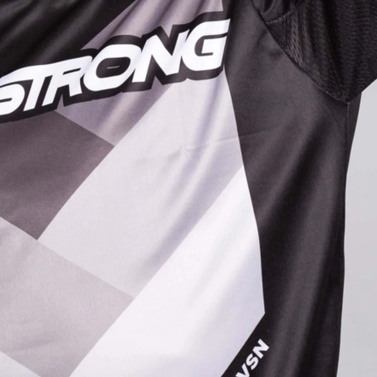 Stay Strong Chevron Race Jersey - Black - Image 3
