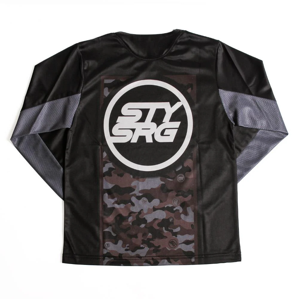 Stay Strong Custom Camo Youth Race Jersey - Camo - Image 2