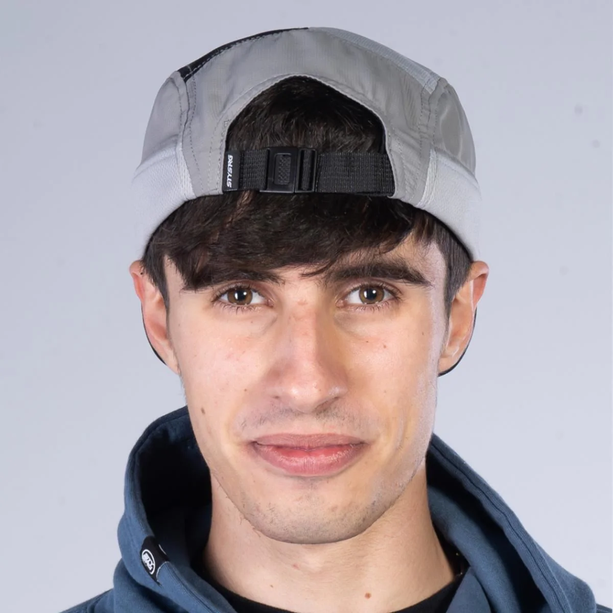 Stay Strong Faster 6 Panel Cap - Grey - Image 4