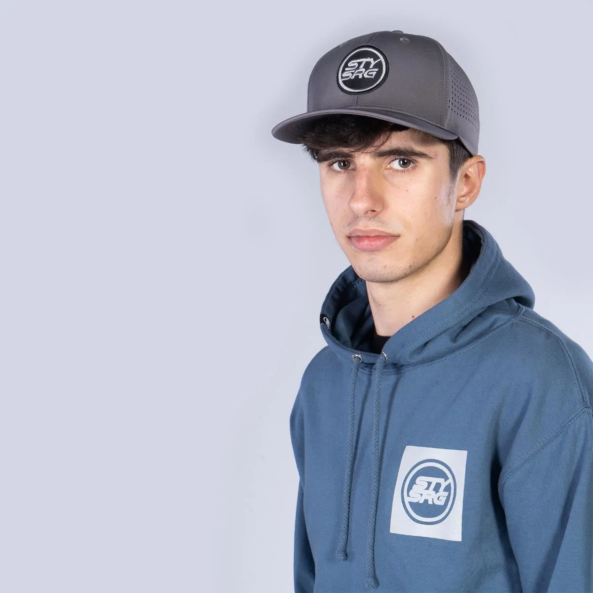 Stay Strong Icon Perf Snapback - Grey - Image 6