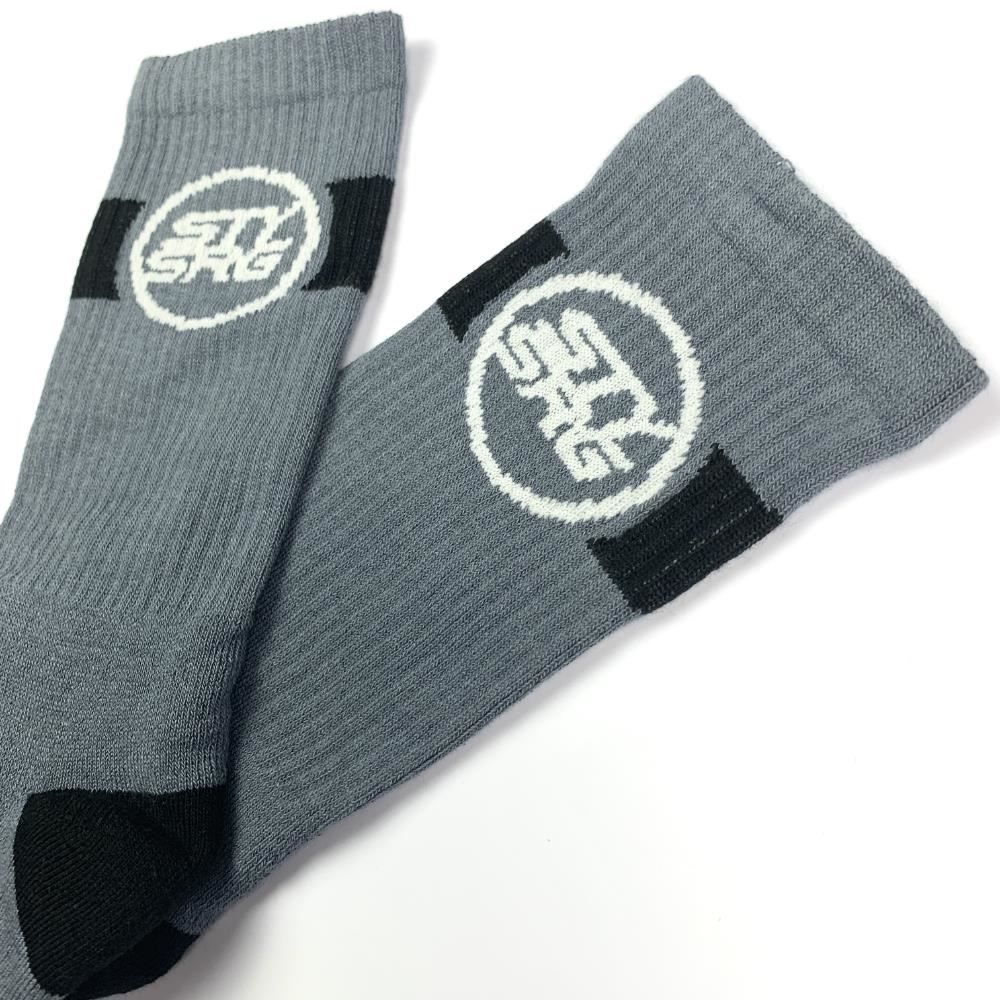 Stay Strong Icon Socks - Grey - Image 2