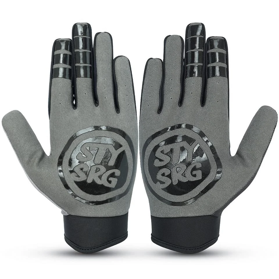 Stay Strong Live Life Gloves - Black/Grey - Image 3
