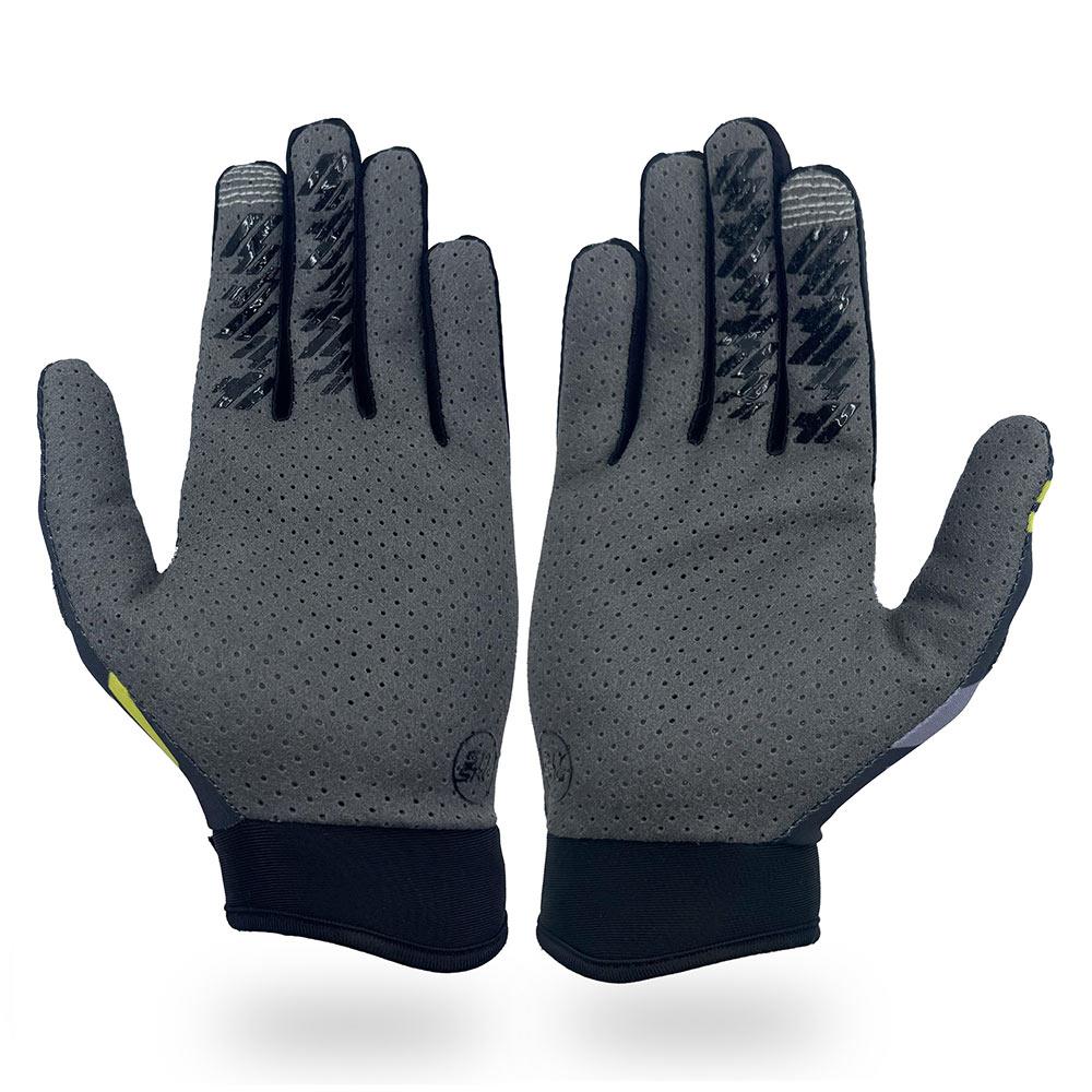 Stay Strong Multi Chevron Gloves - Black/Yellow - Image 2