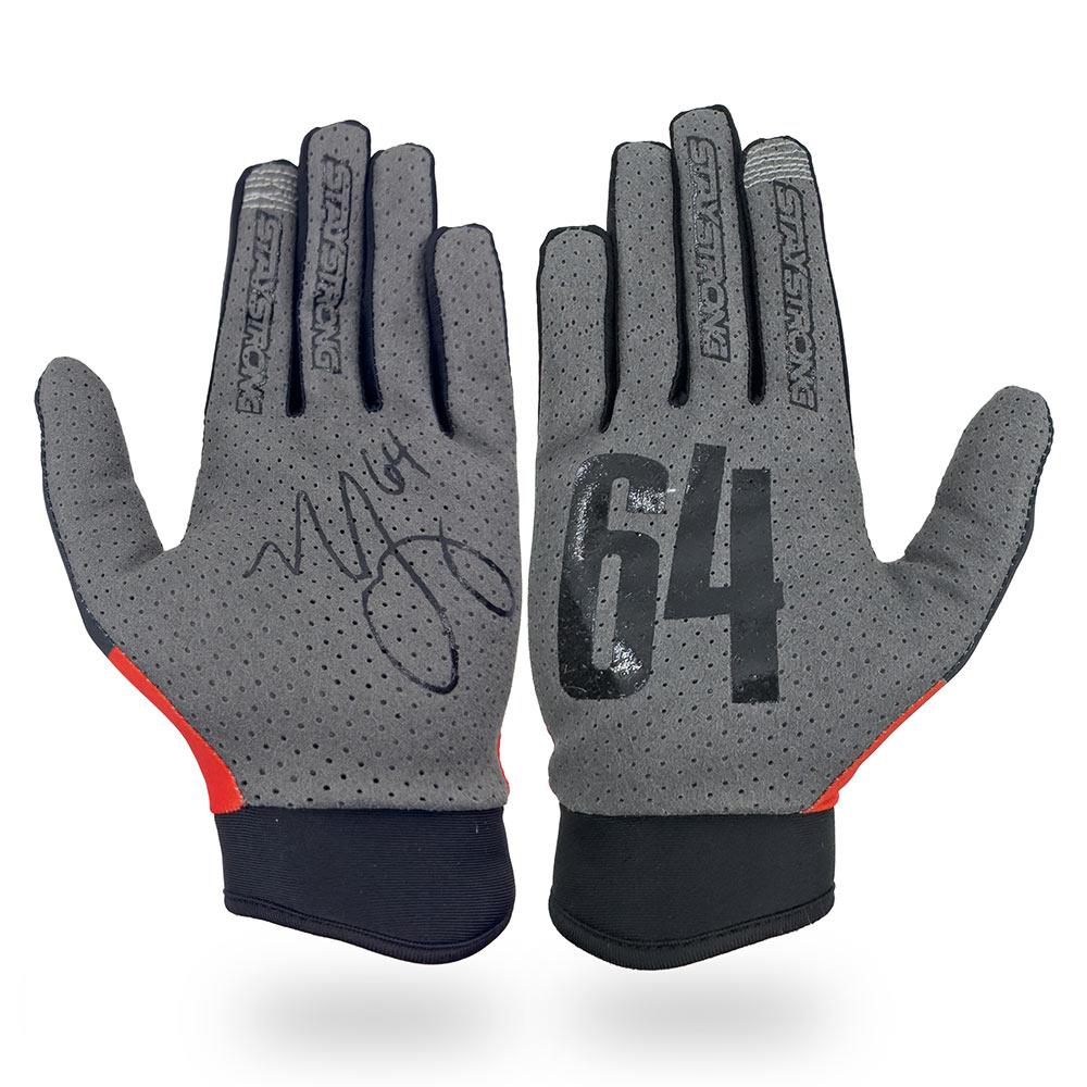 Stay Strong Nic Long Captain Youth Gloves - Red/Black - Image 2