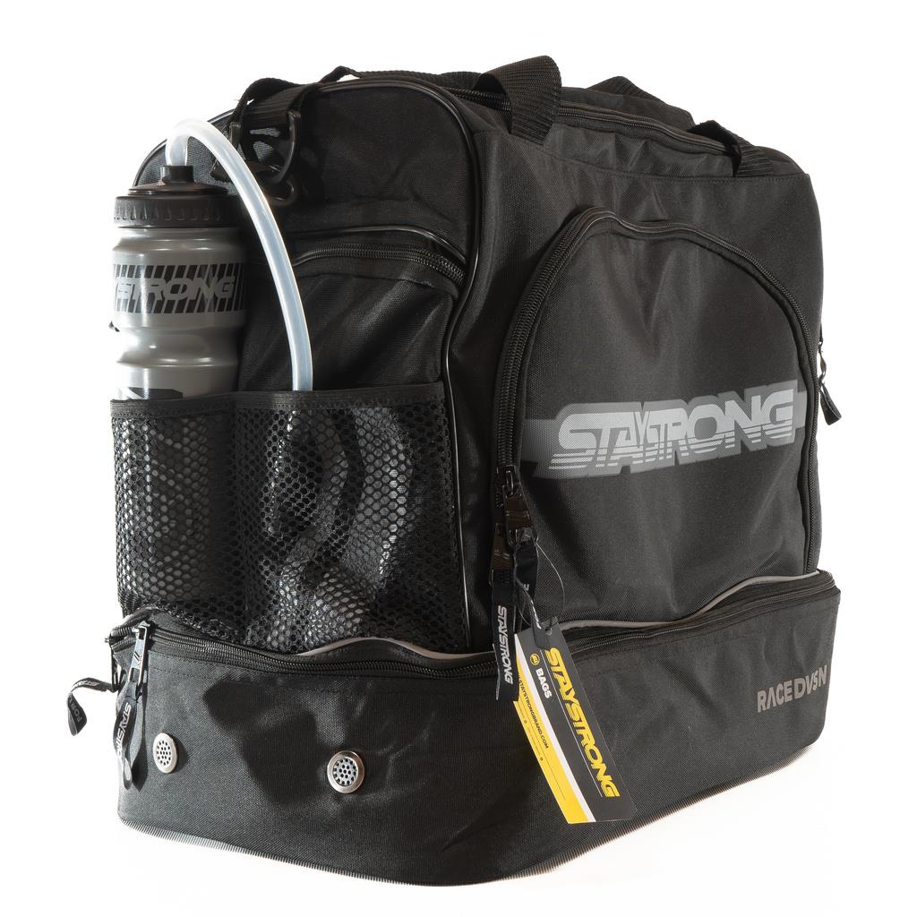 Stay Strong Race DVSN Helmet/Kit Bag - Black - Image 3