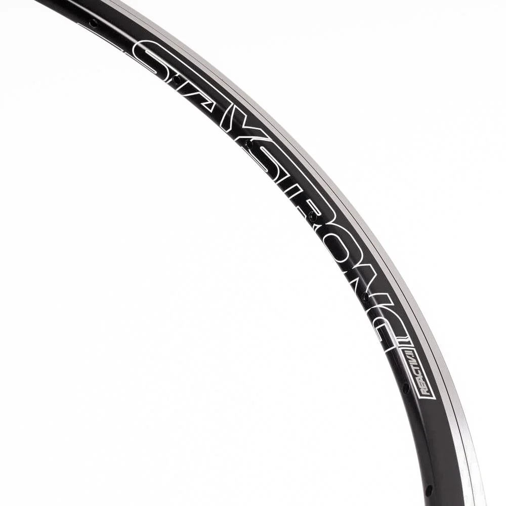 Stay Strong Reactiv 2 20", 28H Race Rim (1-1/8") - Rear/ Black - Image 4