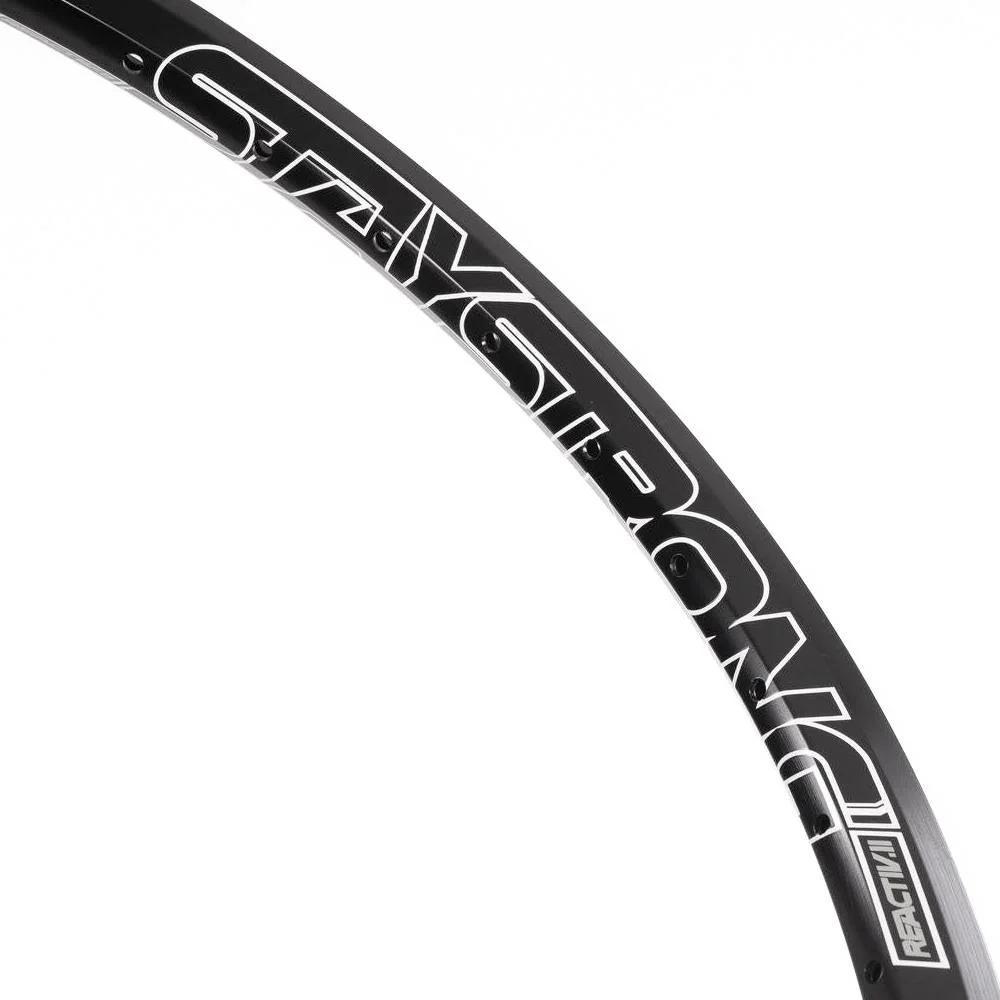 Stay Strong Reactiv 2 20", 36H Race Rim (1.5") - Front/ Black - Image 3