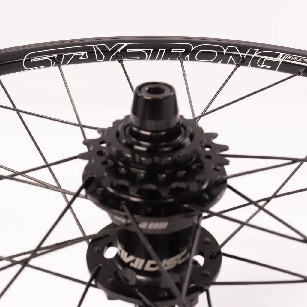 Stay Strong Reactiv 2 20" Disc Race Wheelset- Black/ 1-1/8" - Image 6