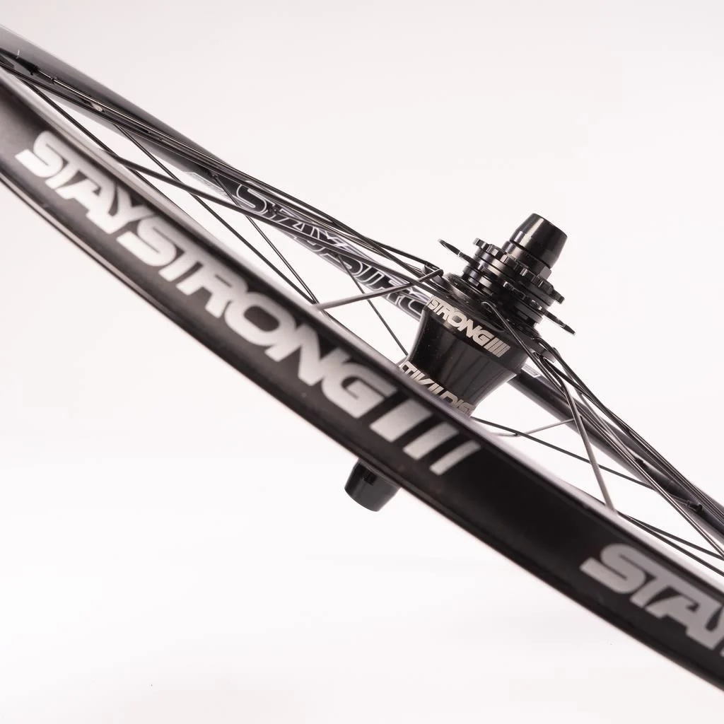 Stay Strong Reactiv 2 20" Disc Race Wheelset- Black/ 1-1/8" - Image 7