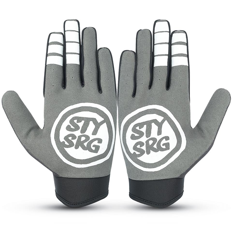 Stay Strong Rough BFS Youth Gloves - Black/Yellow - Image 2