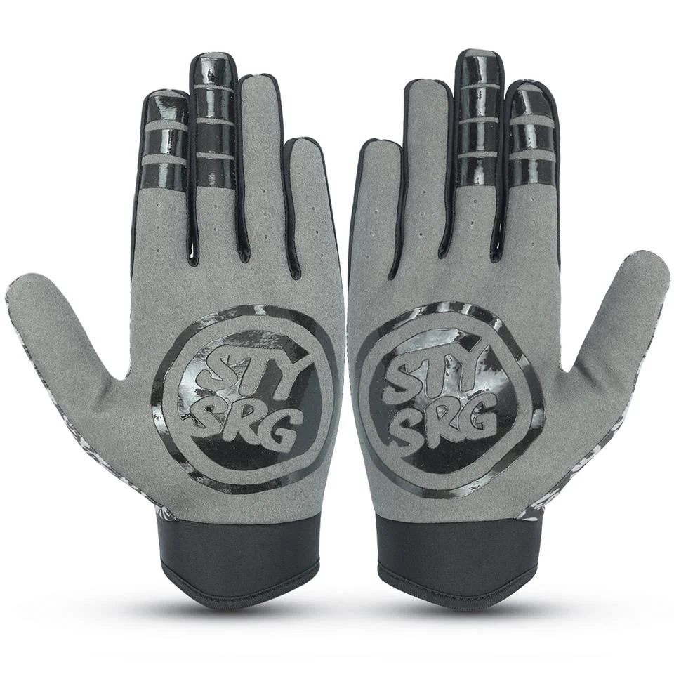Stay Strong Sketch Gloves - Black/Black - Image 2