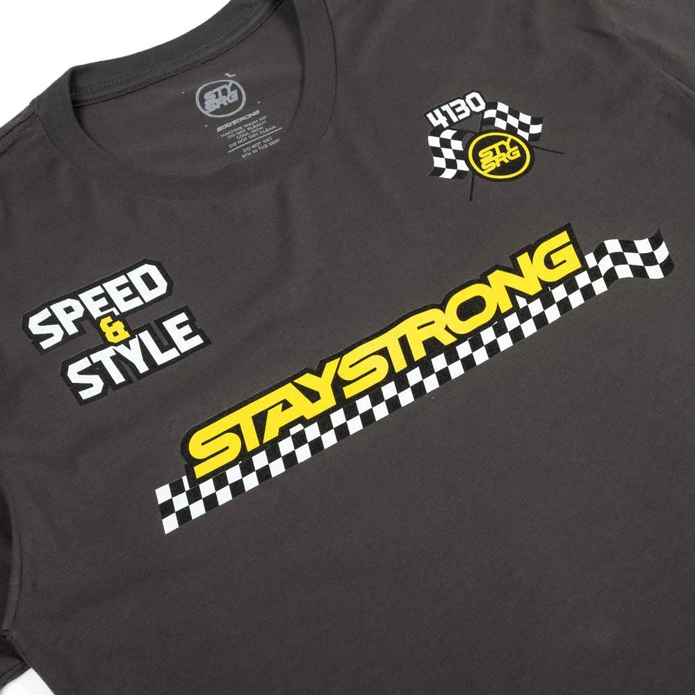 Stay Strong Speed & Style T-Shirt - Asphalt - Image 3