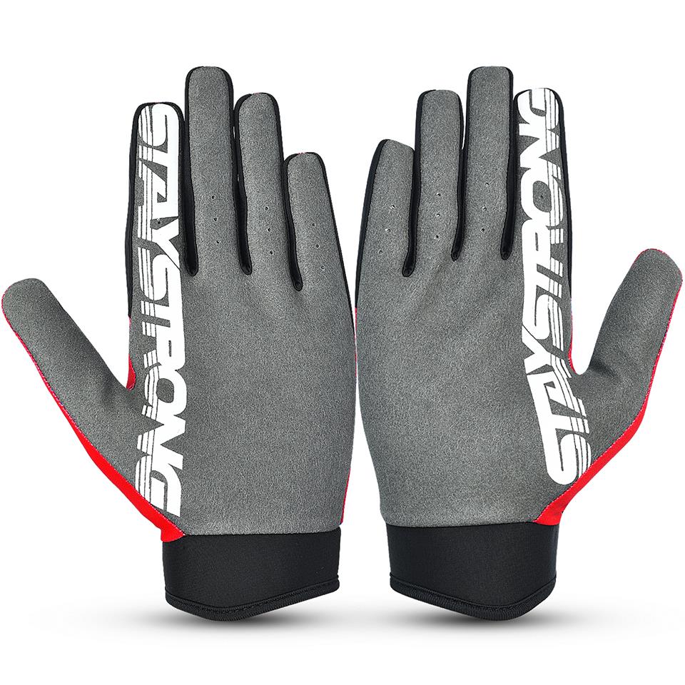 Stay Strong Staple 3 Youth Gloves - Red - Image 2