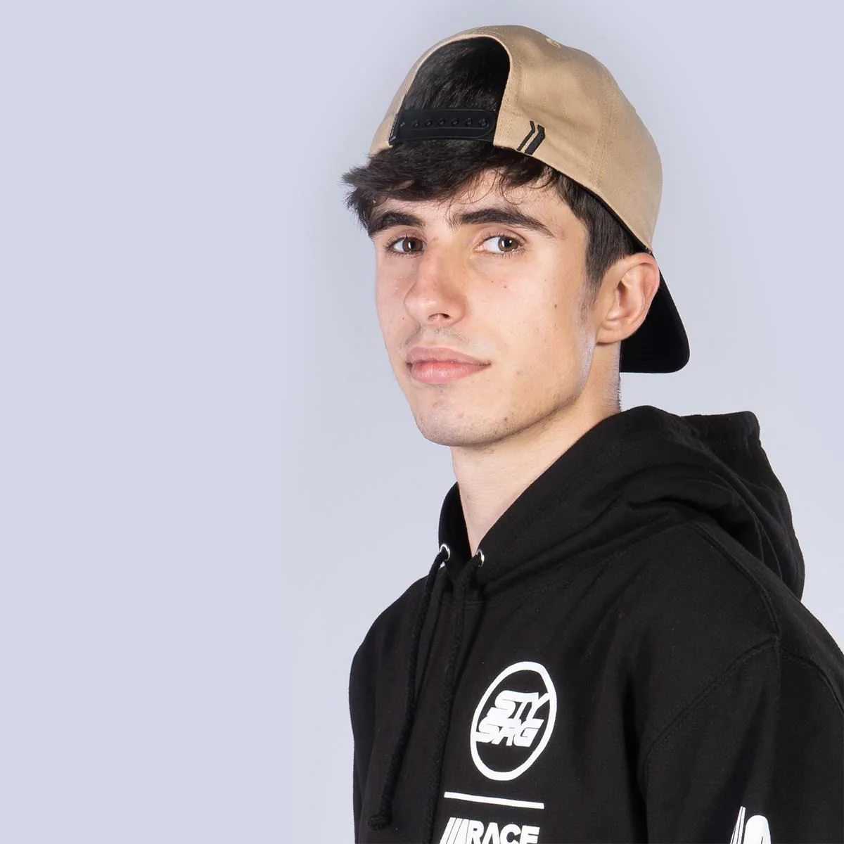 Stay Strong Staple Snapback - Black/Tan - Image 3