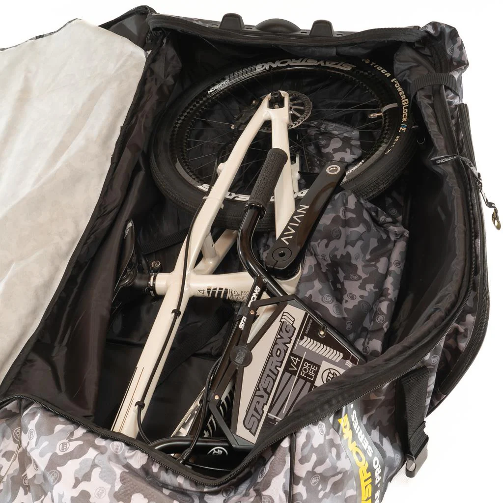 Stay Strong V2 Pro Series Golf/Bike Bag - Black/Grey Camo - Image 2
