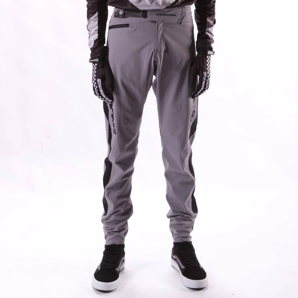 Stay Strong V2 Race Pants - Grey/Black - Image 2