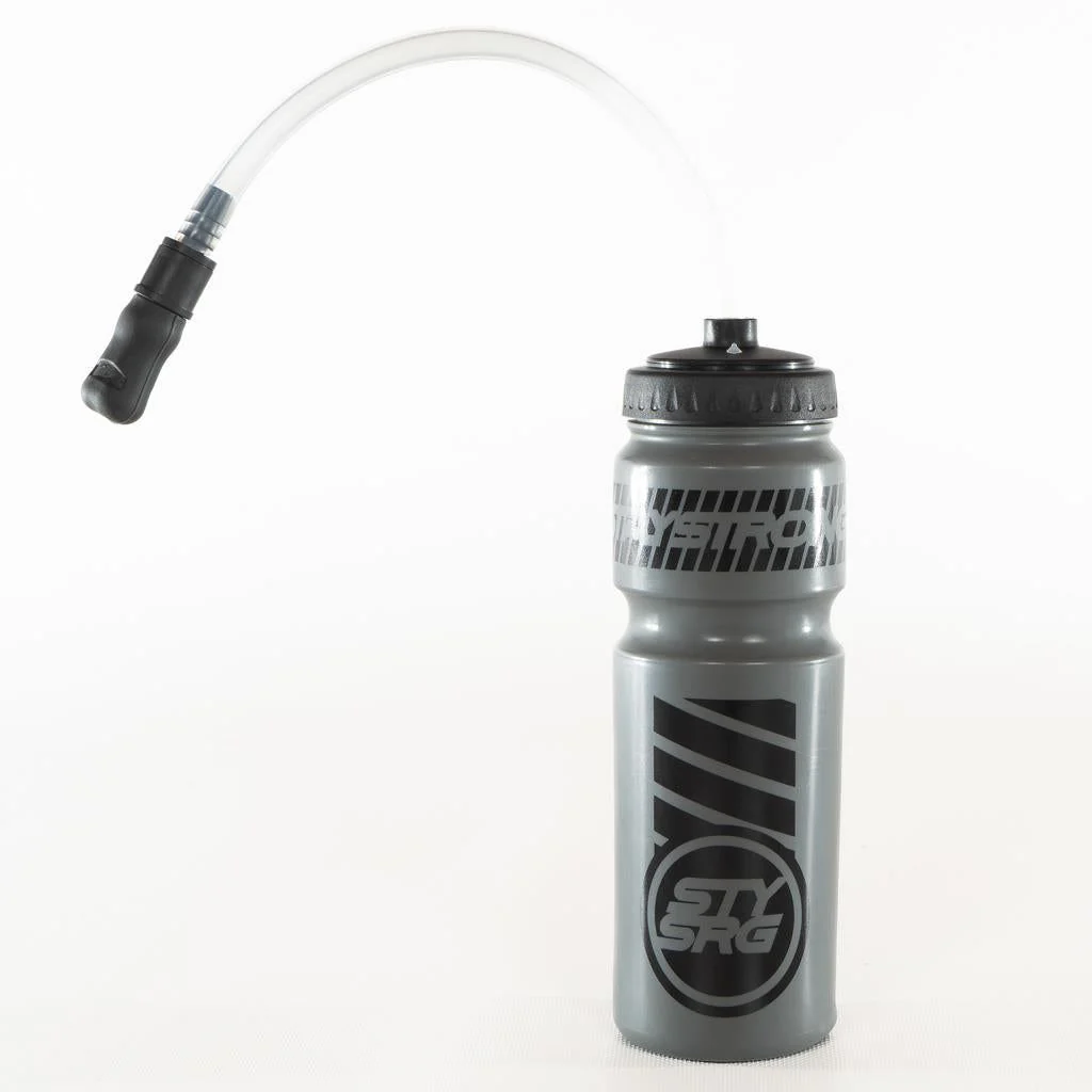 Stay Strong V2 Water Bottle - Grey/ Black - Image 2