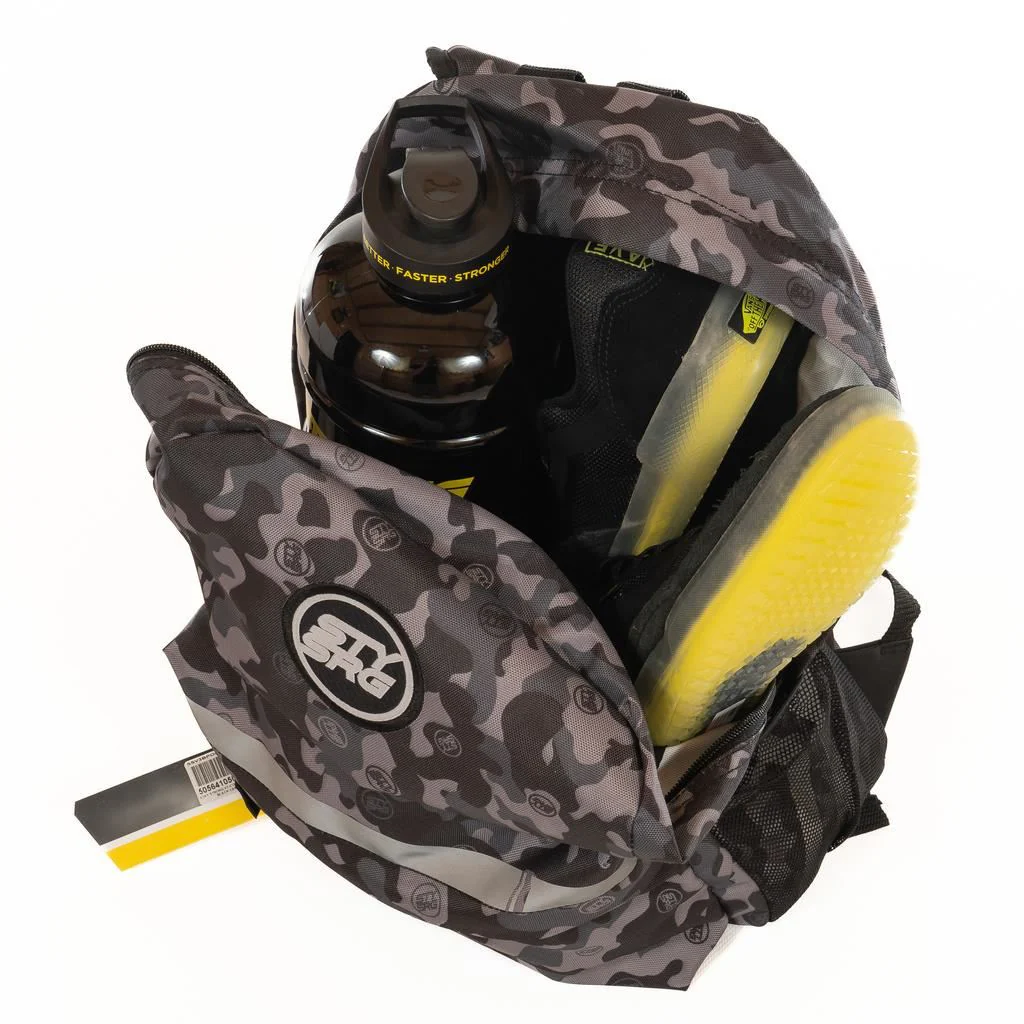 Stay Strong V3 Icon Backpack - Black/Grey Camo - Image 3