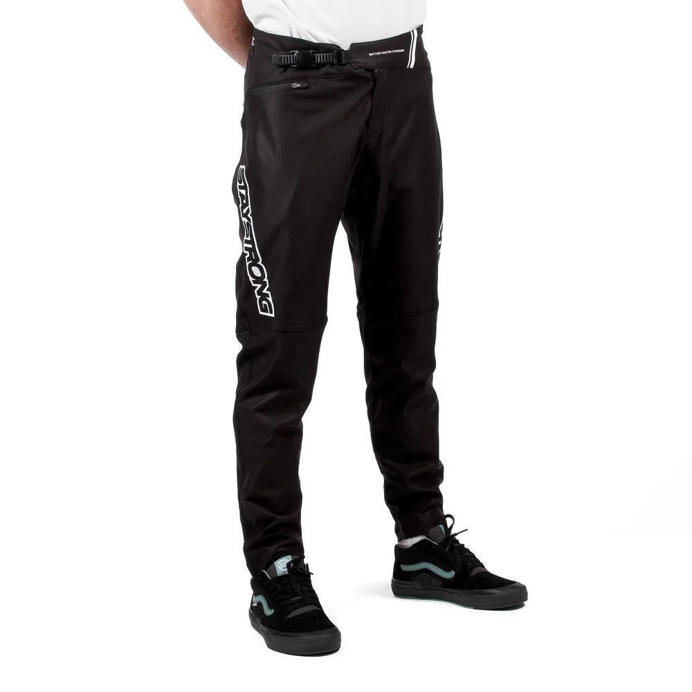 Stay Strong V3 Race Pants - Black/White - Image 2