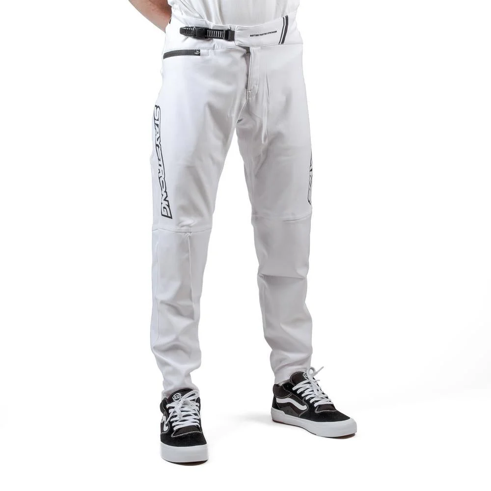 Stay Strong V3 Race Pants - White/Black - Image 2