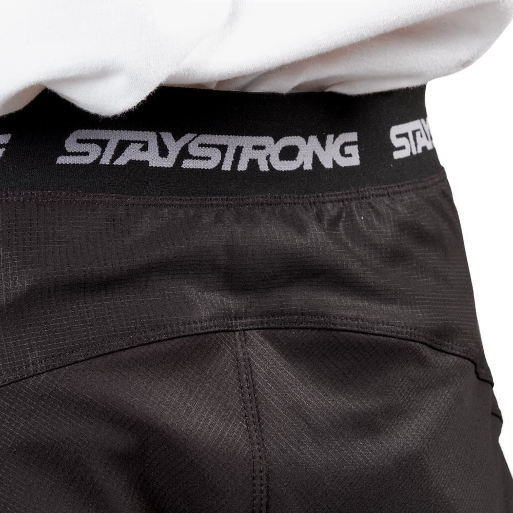 Stay Strong V3 Race Shorts - Black/White - Image 6