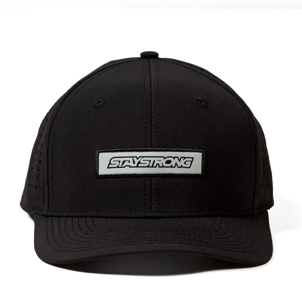 Stay Strong Word Patch Perf Cap - Black - Image 2