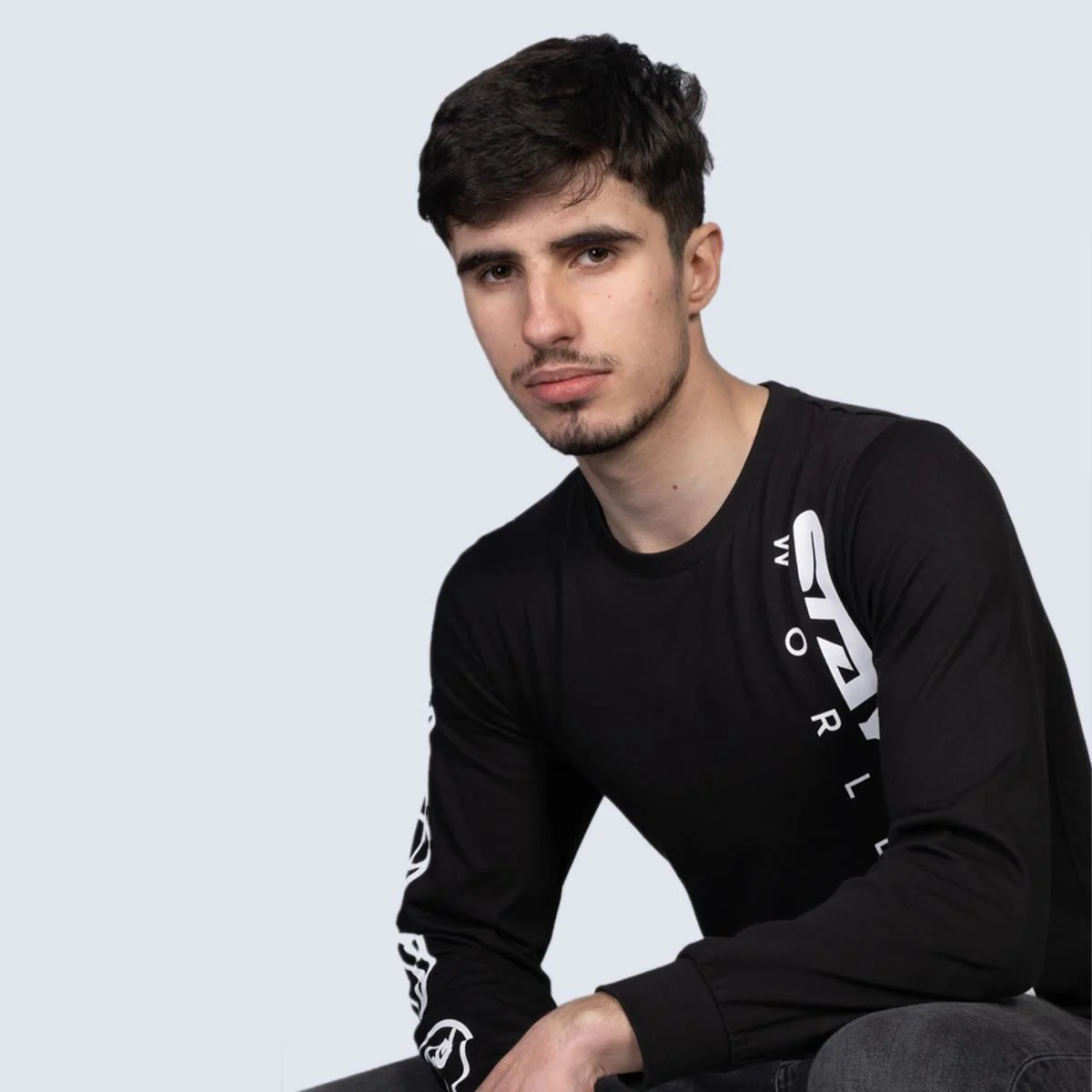Stay Strong Worldwide Long Sleeve T-Shirt - Black - Image 4