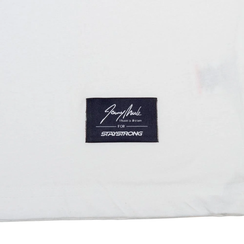 Stay Strong x Jonny Mole Construction T-Shirt - White - Image 5
