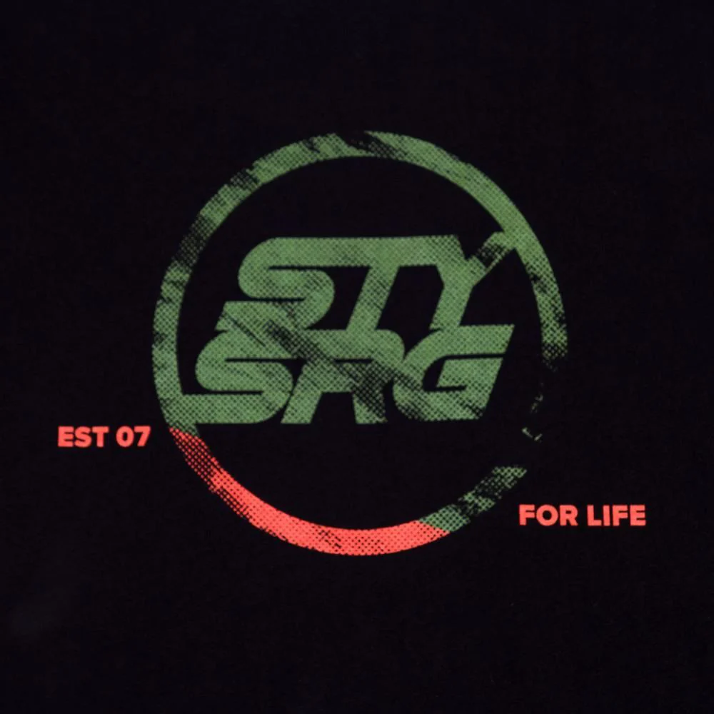 Stay Strong x Jonny Mole Distressed Icon T-shirt - Black - Image 3