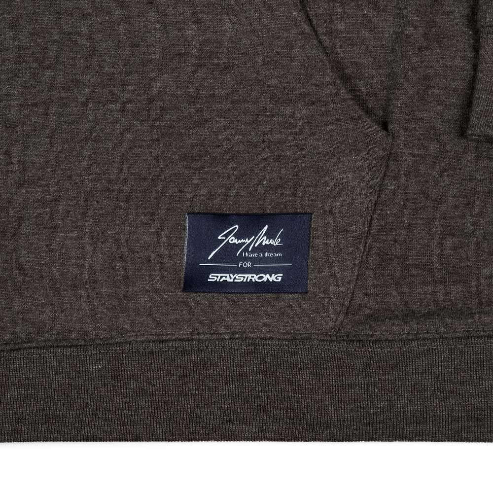 Stay Strong x Jonny Mole Stencil Hooded Sweat - Charcoal - Image 3