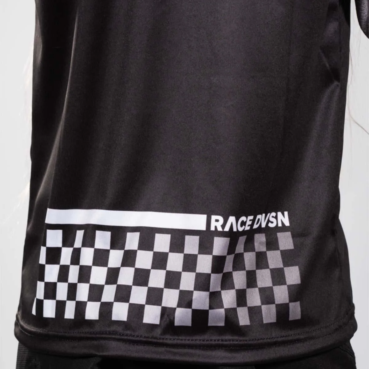 Stay Strong Youth Checker Race Jersey - Black - Image 2