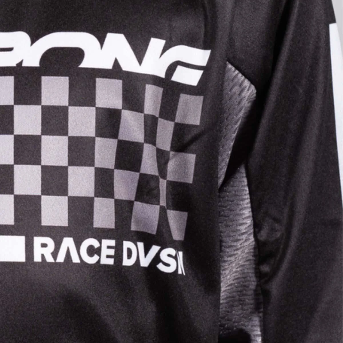 Stay Strong Youth Checker Race Jersey - Black - Image 4