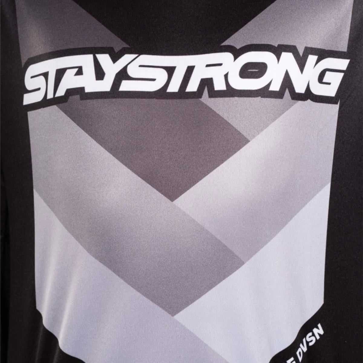 Stay Strong Youth Chevron Race Jersey - Black - Image 4