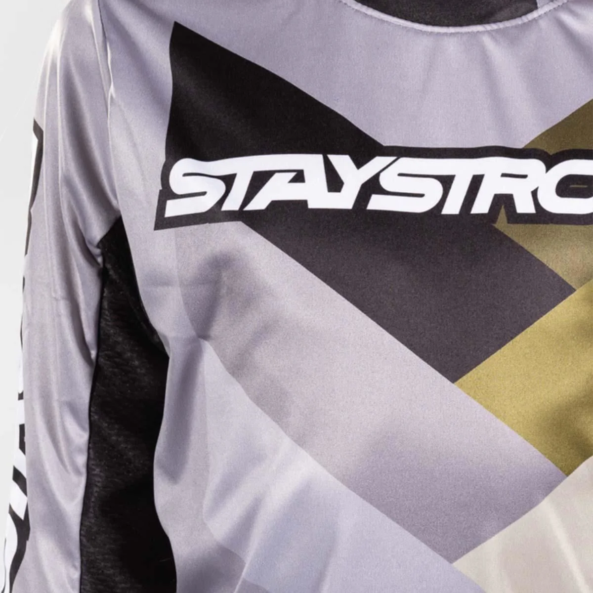 Stay Strong Youth Chevron Race Jersey - Grey - Image 4