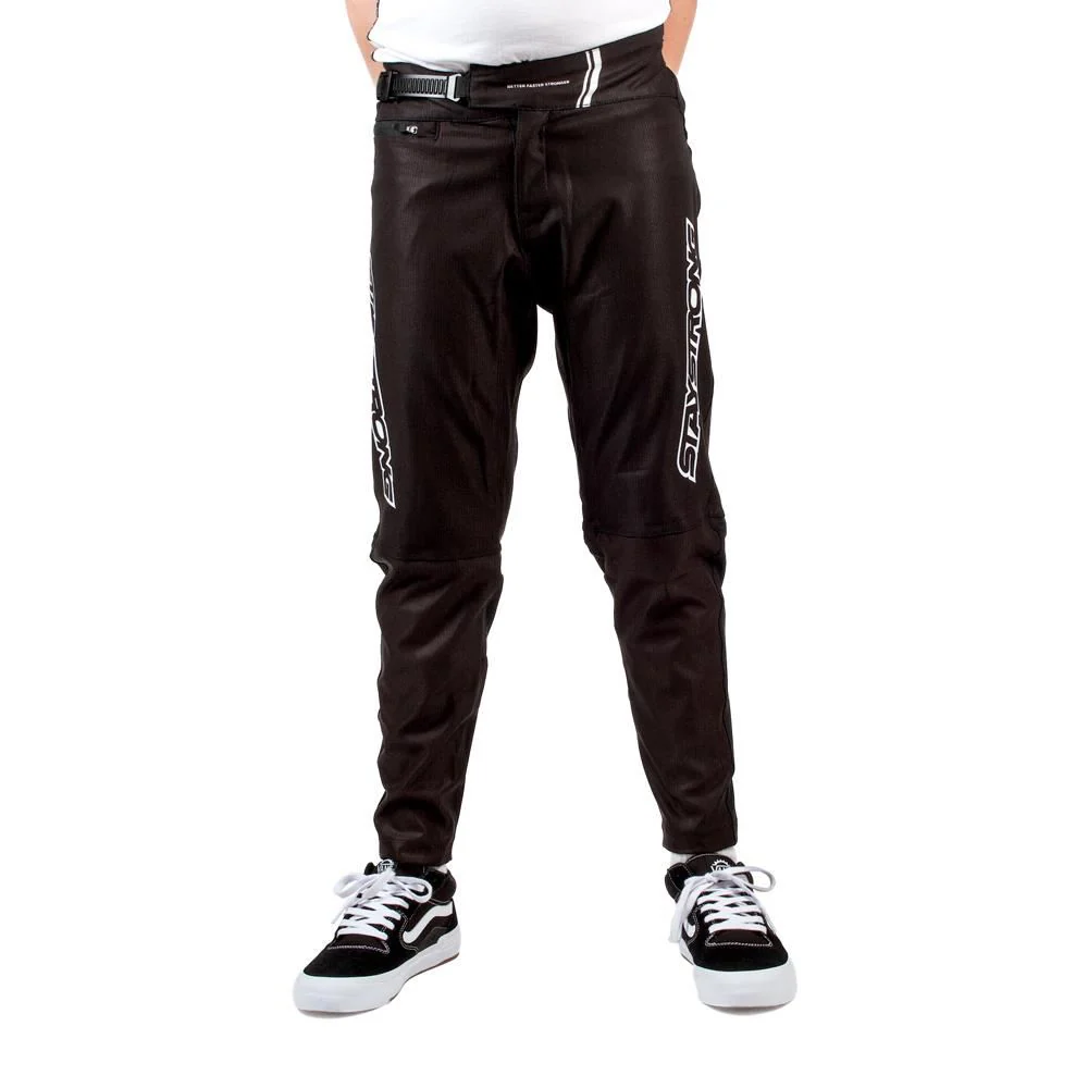 Stay Strong Youth V3 Race Pants - Black/White - Image 2