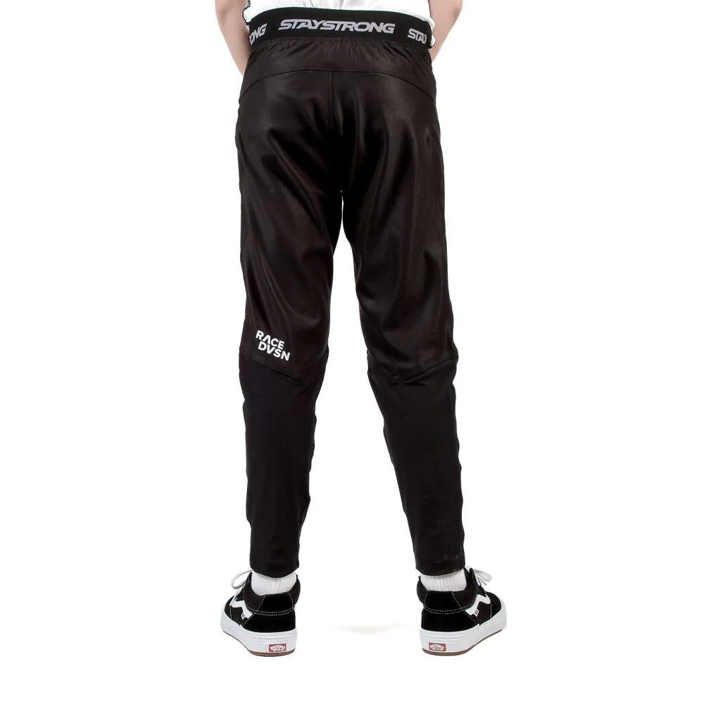 Stay Strong Youth V3 Race Pants - Black/White - Image 3