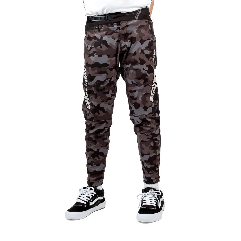 Stay Strong Youth V3 Race Pants - Grey Camo - Image 2