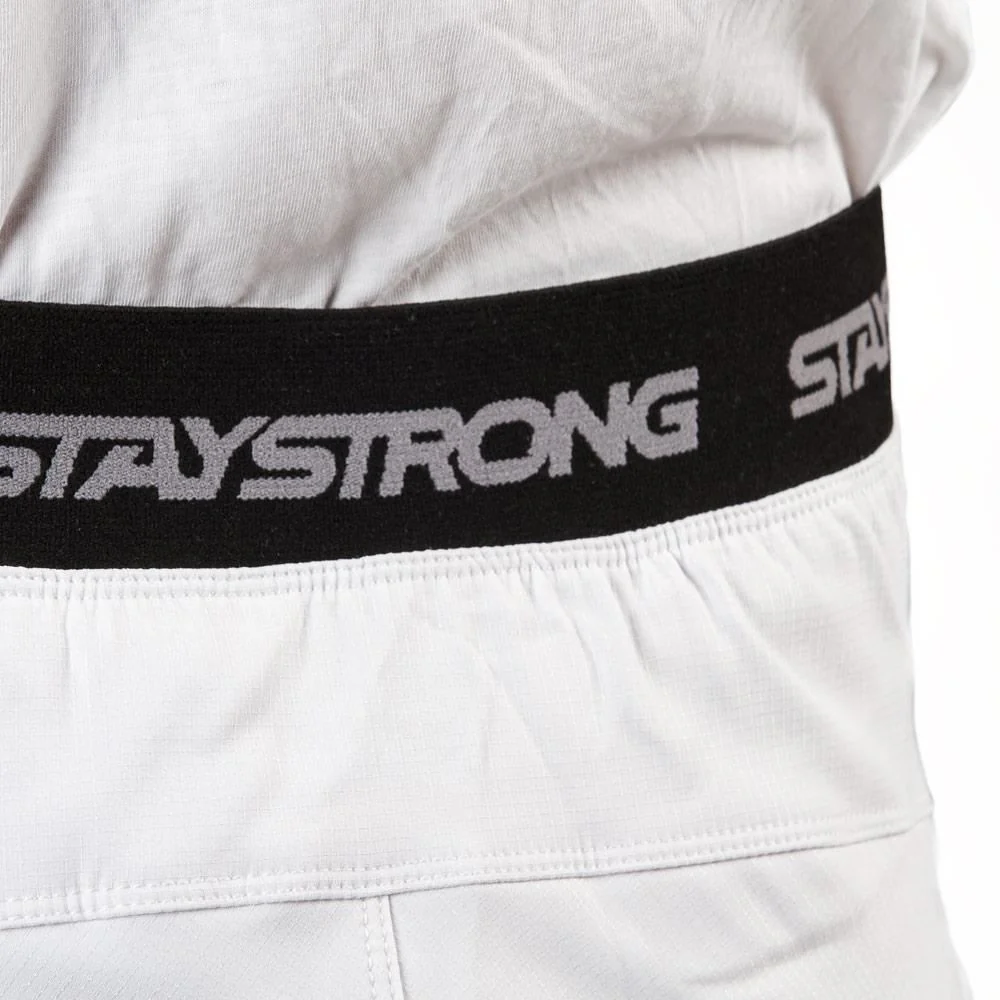 Stay Strong Youth V3 Race Pants - White/Black - Image 6