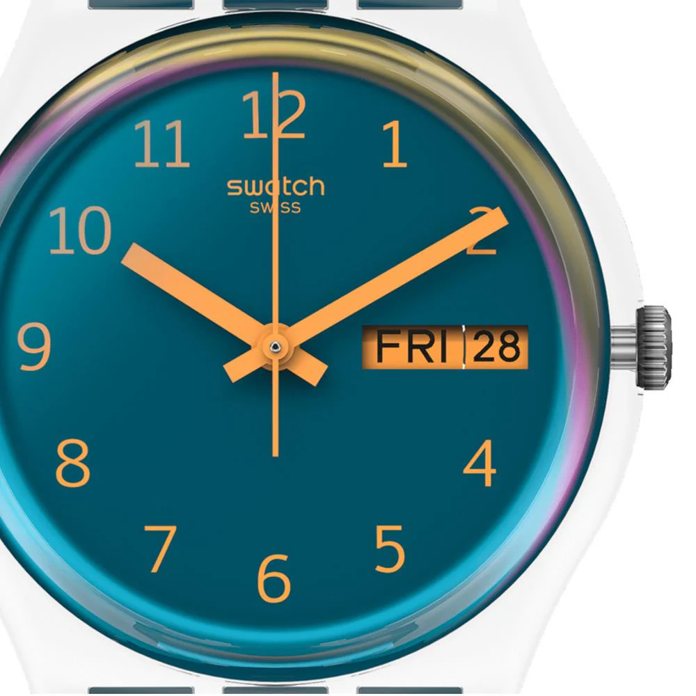 Swatch Blue Away Watch - Image 2