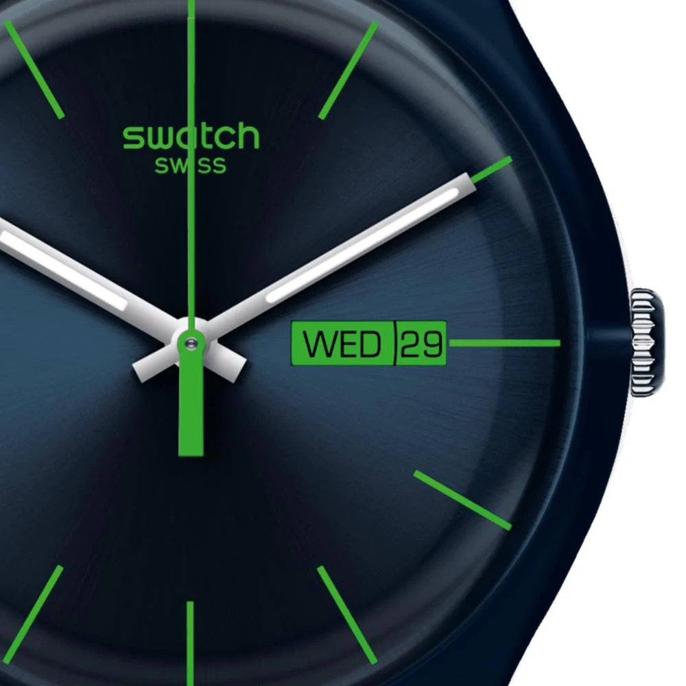 Swatch Blue Rebel Watch - Image 2