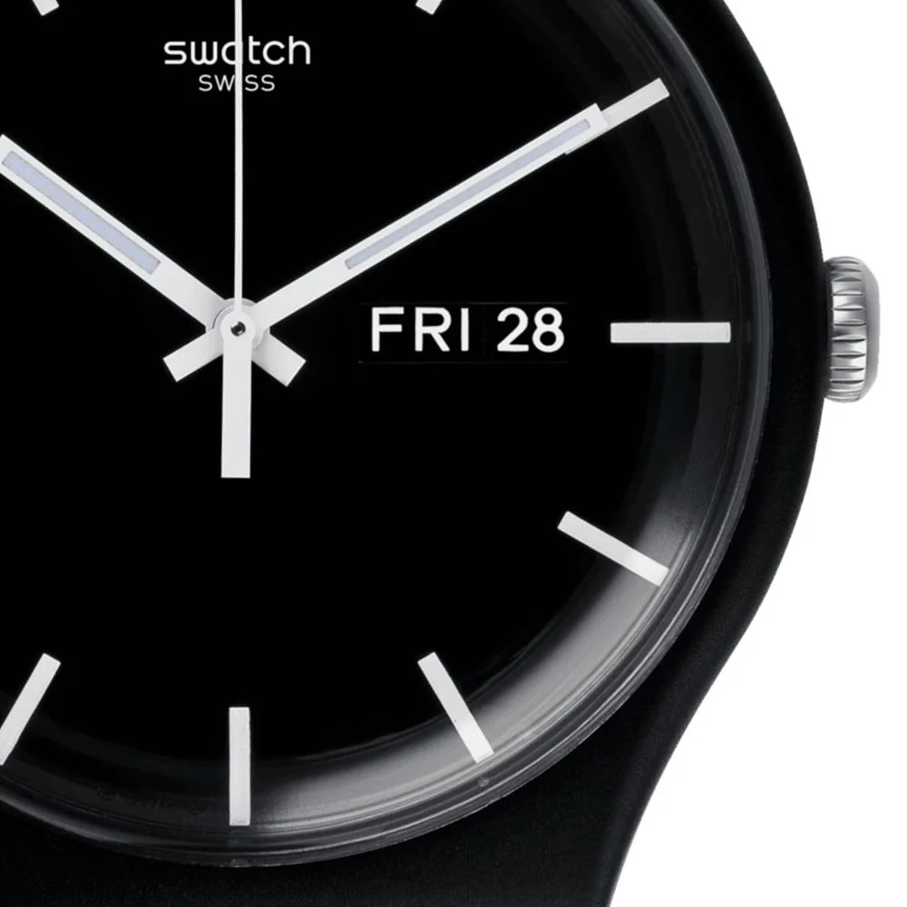 Swatch Mono Black Again Watch - Image 2