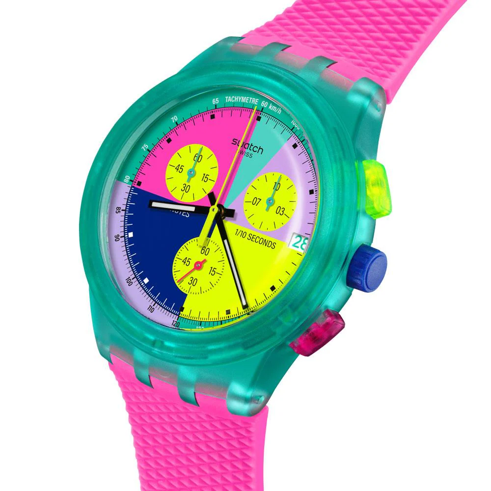 Swatch Neon Flash Arrow Watch - Image 2