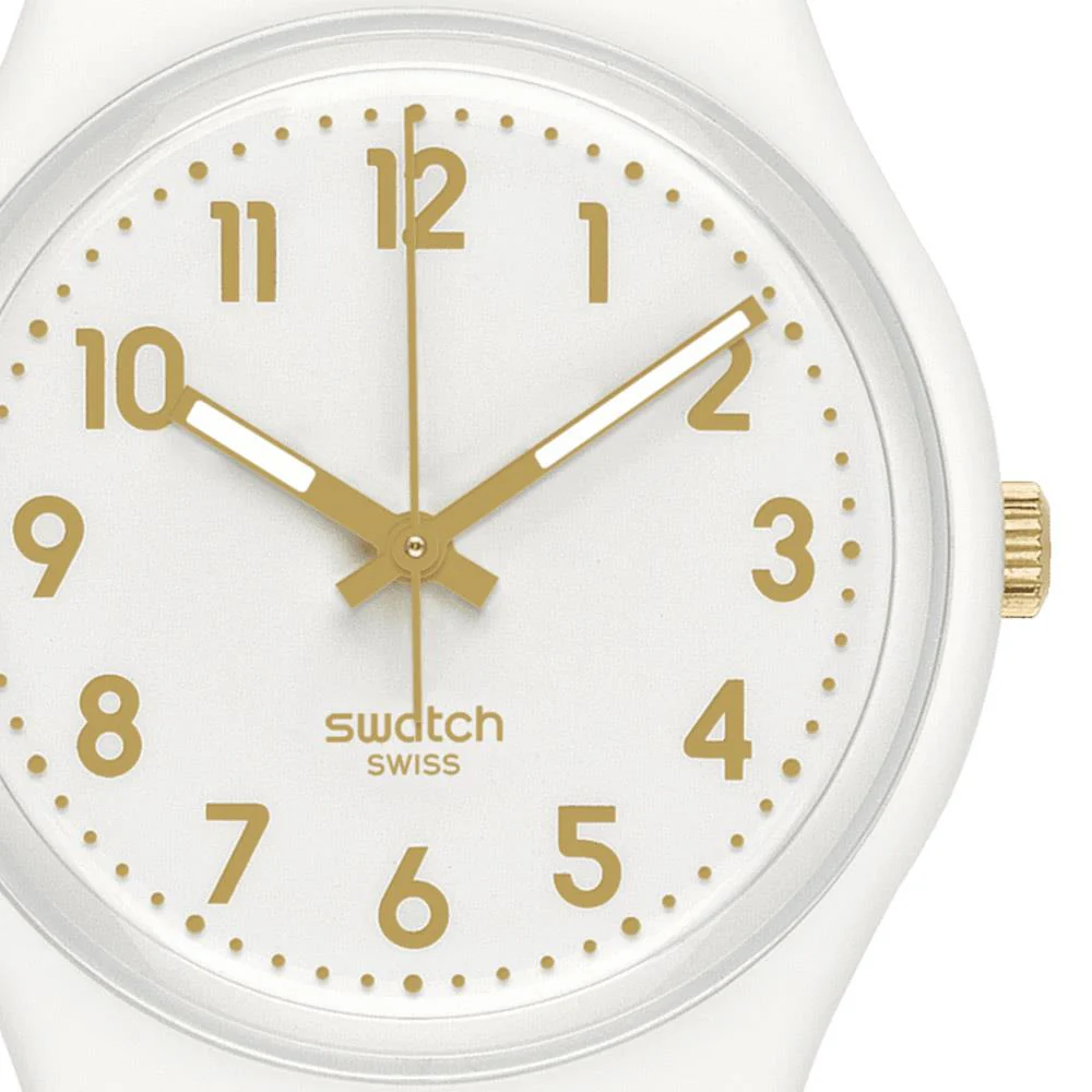 Swatch White Bishop Watch - Image 2