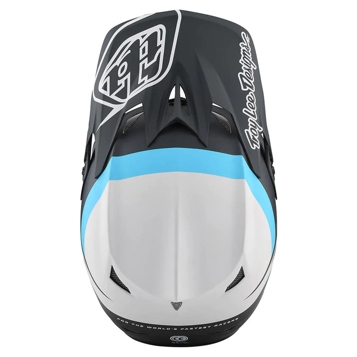Troy Lee D3 Fiberlite Race Helmet - Slant Green - Image 3