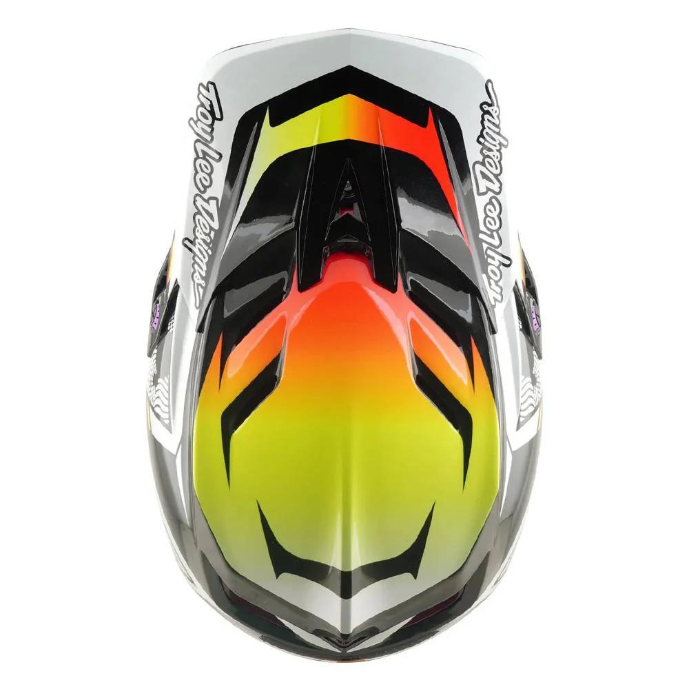 Troy Lee D4 Carbon MIPS Race Helmet - Lined Up Black - Image 6