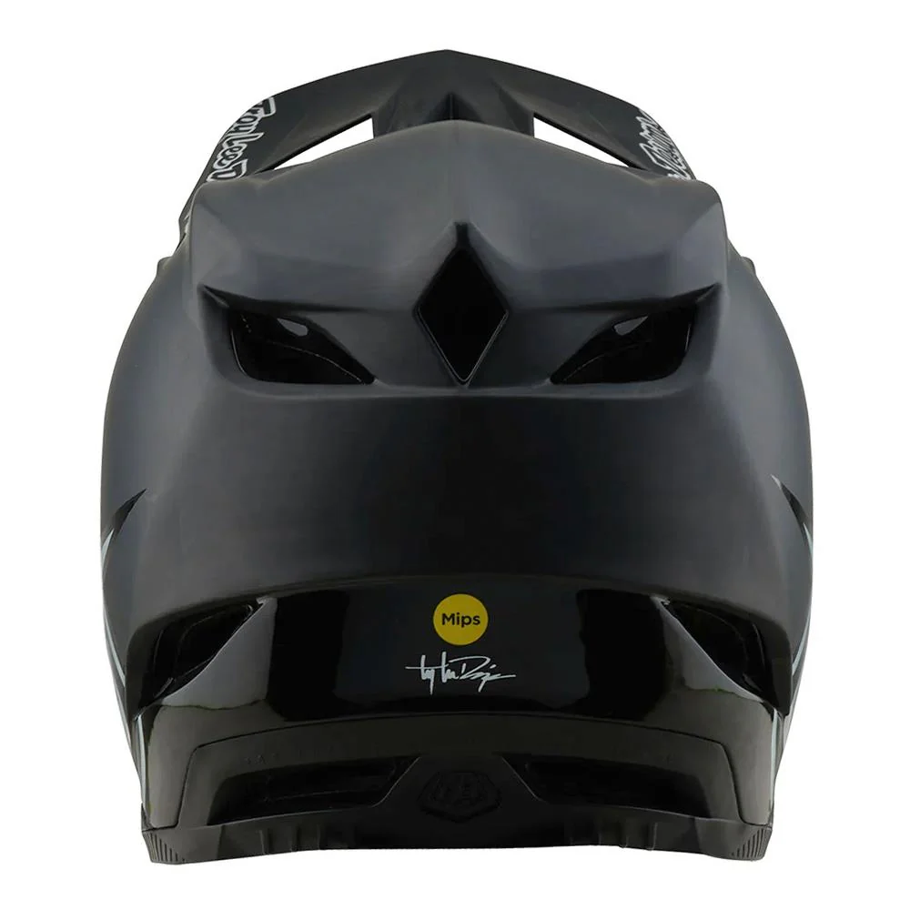 Troy Lee D4 Carbon MIPS Race Helmet - Stealth Black - Image 4