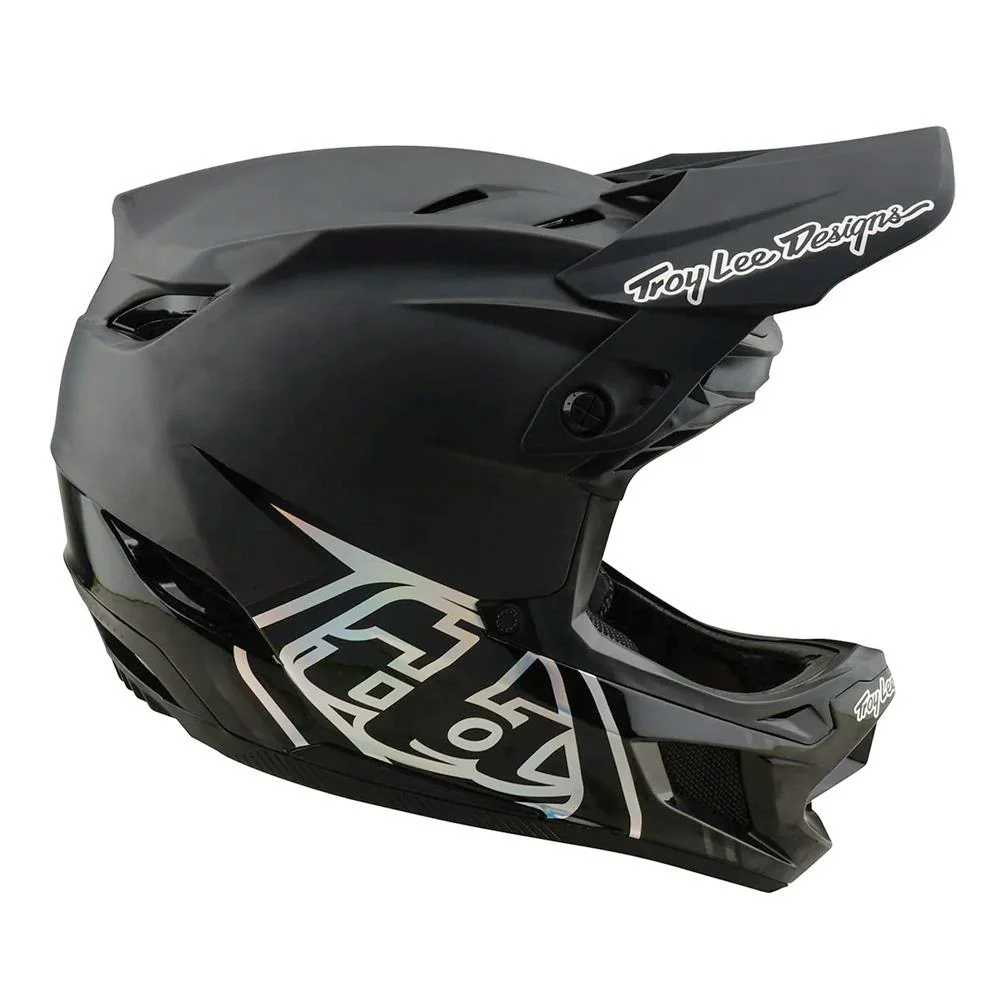 Troy Lee D4 Carbon MIPS Race Helmet - Stealth Black - Image 6