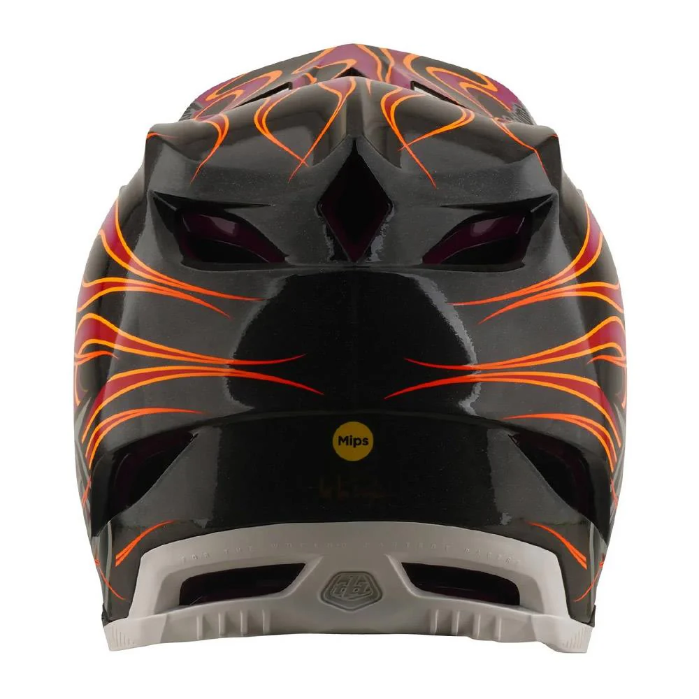 Troy Lee D4 Carbon MIPS Race Helmet - Torched Carbon/Magenta - Image 5